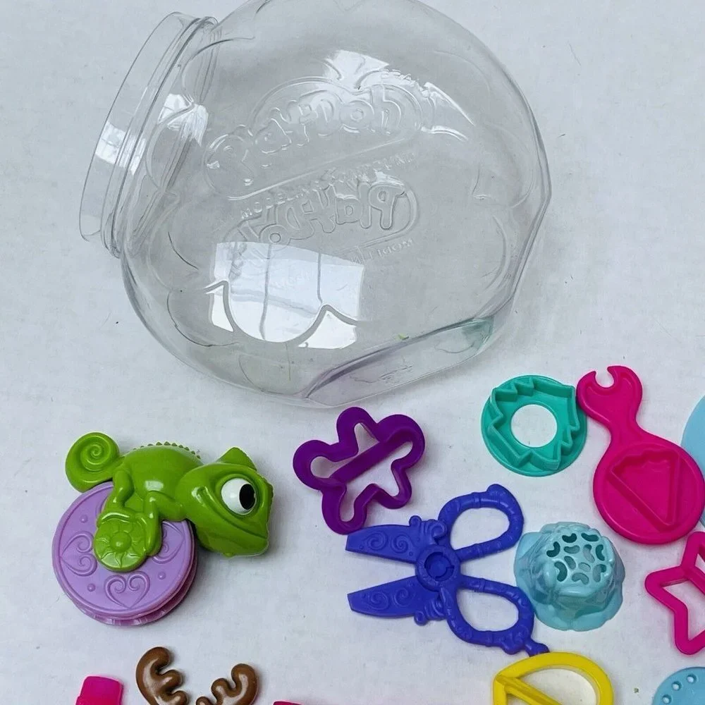 Play Doh Dough Accessories in PlayDoh Container with Lid 24 pieces Kids Toy